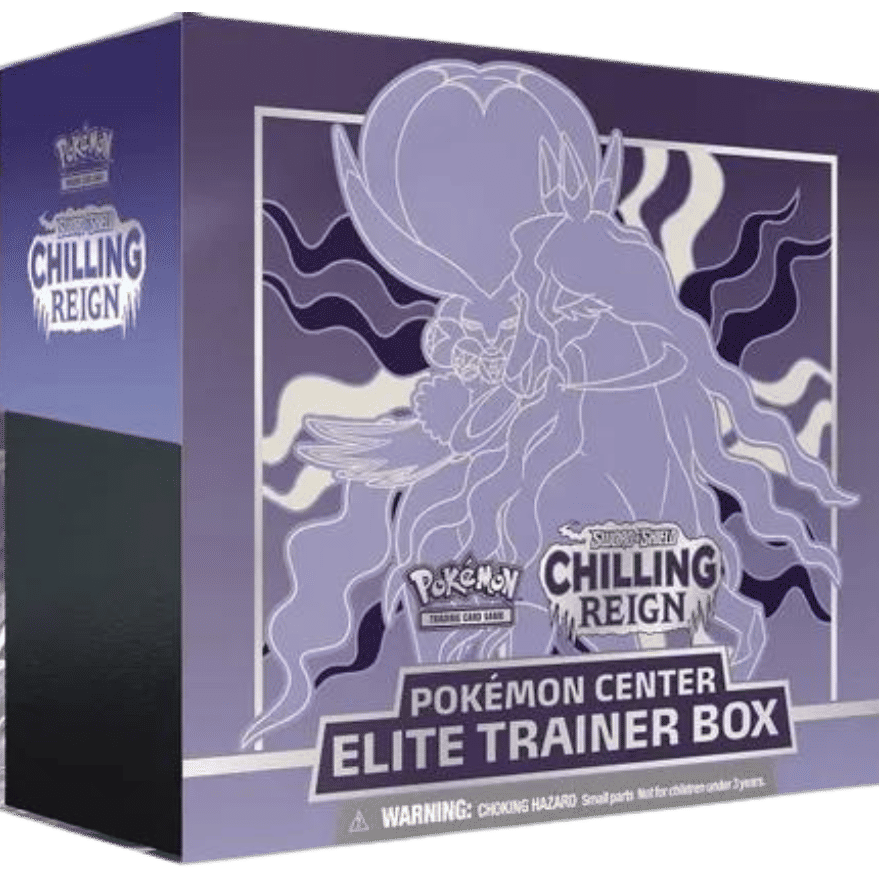 Pokemon Chilling Reign Pokemon Center Exclusive Elite Trainer Box