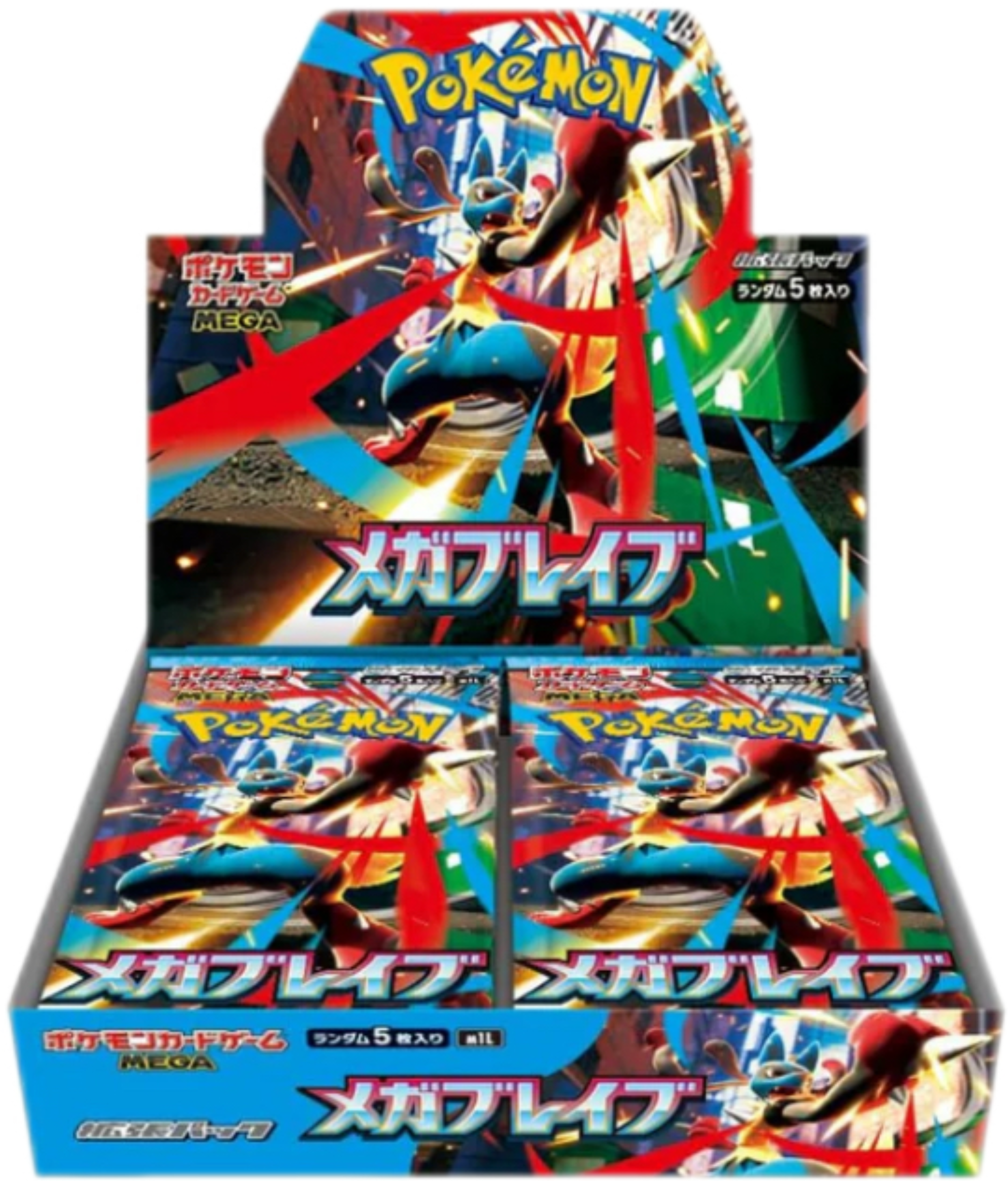 2025 Pokémon Japanese Mega Brave Booster Box - M1L