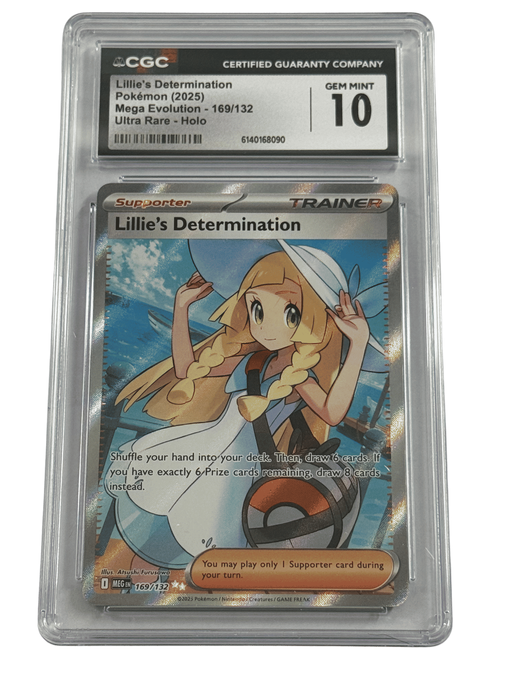 2025 Pokémon Mega Evolution Lillie's Determination #169/132 CGC 10