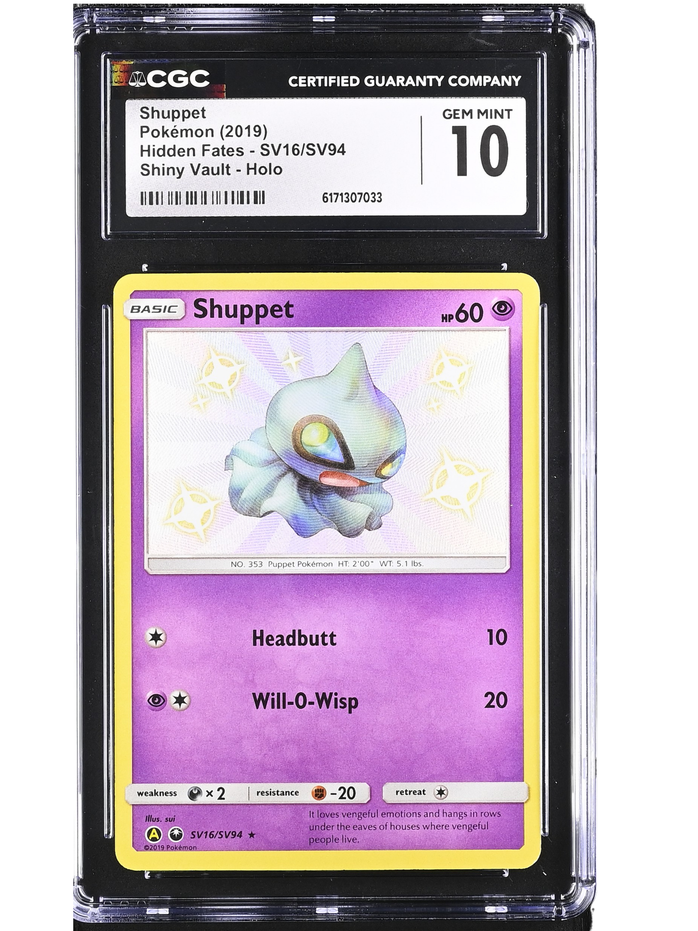 shiny shuppet pokemon card (61/108) (Stamped) [EX: Power Keepers] Card Number / Rarity Shuppet #62 Prices | Pokemon