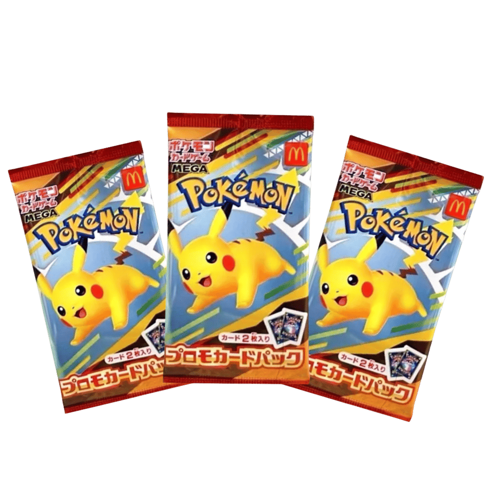 新品未開封　マクドナルド プロモ3パック McDonald’s Pokémon SEALED] McDonald s Promo Card Pack 2025 Pikachu 020/M-P