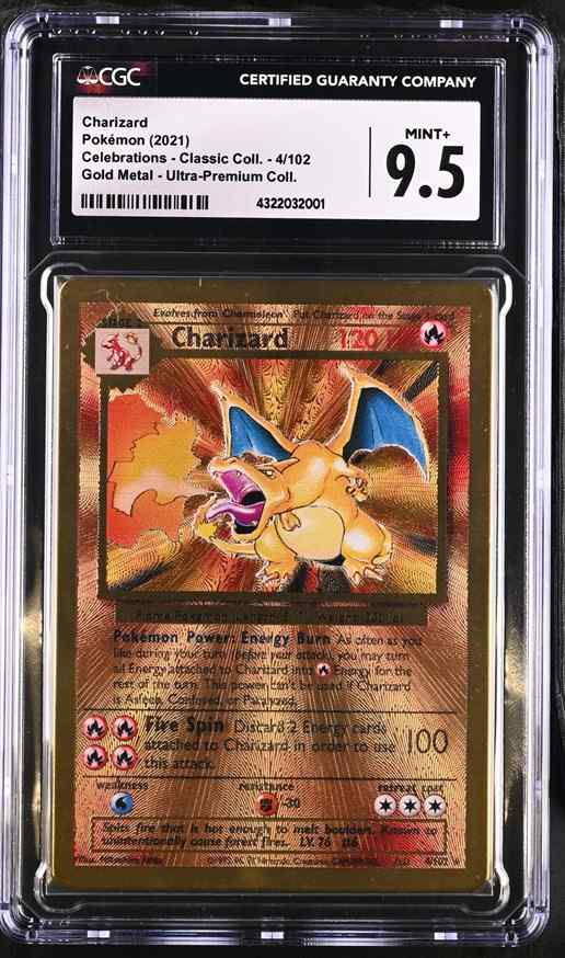 Pokemon celebrations charizard cgc outlet 9.5