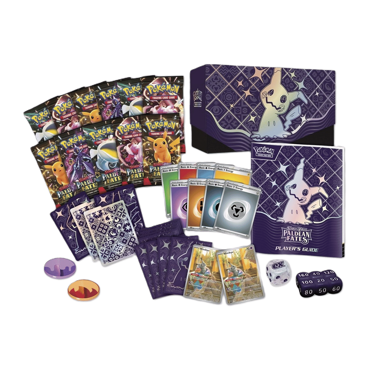 PALDEAN FATES Pokémon Center Elite Trainer Box ( Mimikyu