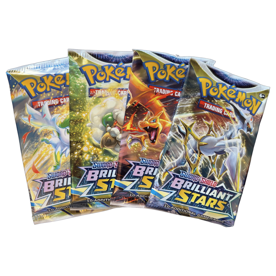 Pokemon 2022 Brilliant Stars Booster Packs (set Of 4 - Random) 