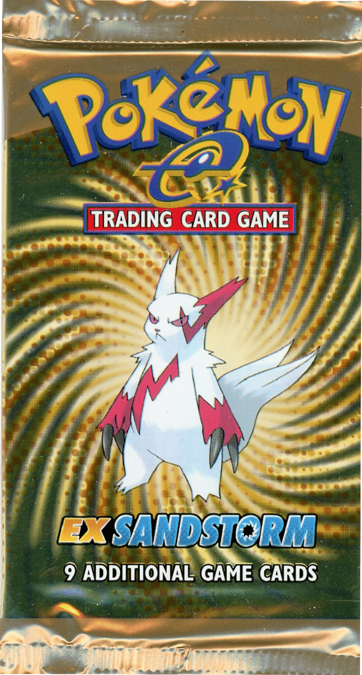 Pokémon 2003 EX Sandstorm Booster Pack Zangoose Rare Candy