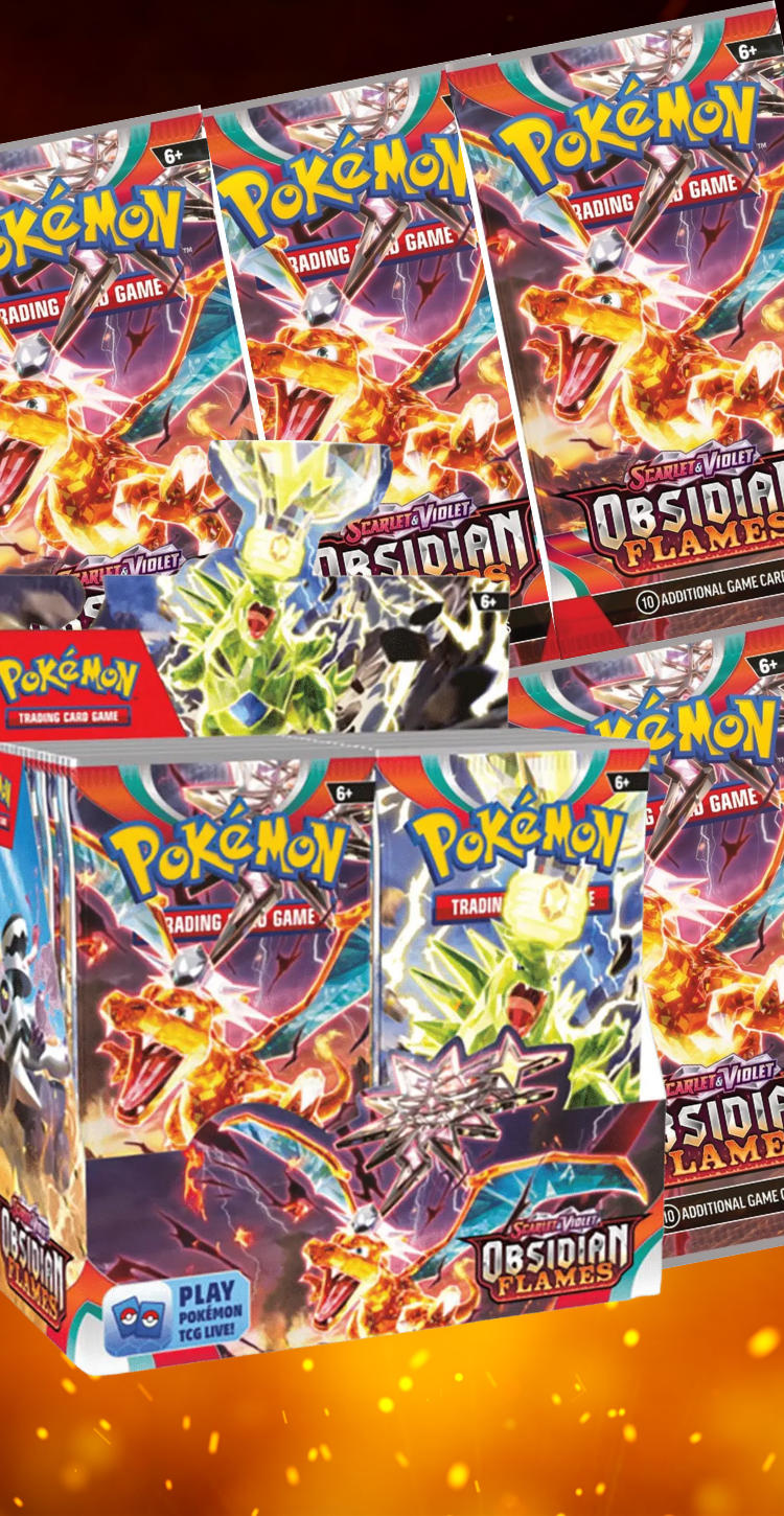 Obsidian Flames Booster Box Break (Release Event)! | Rare Candy