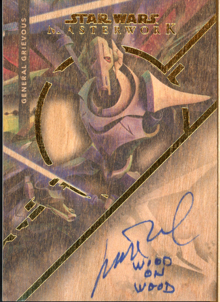 Star newest Wars Masterwork Auto Matthew Wood as General Grievous