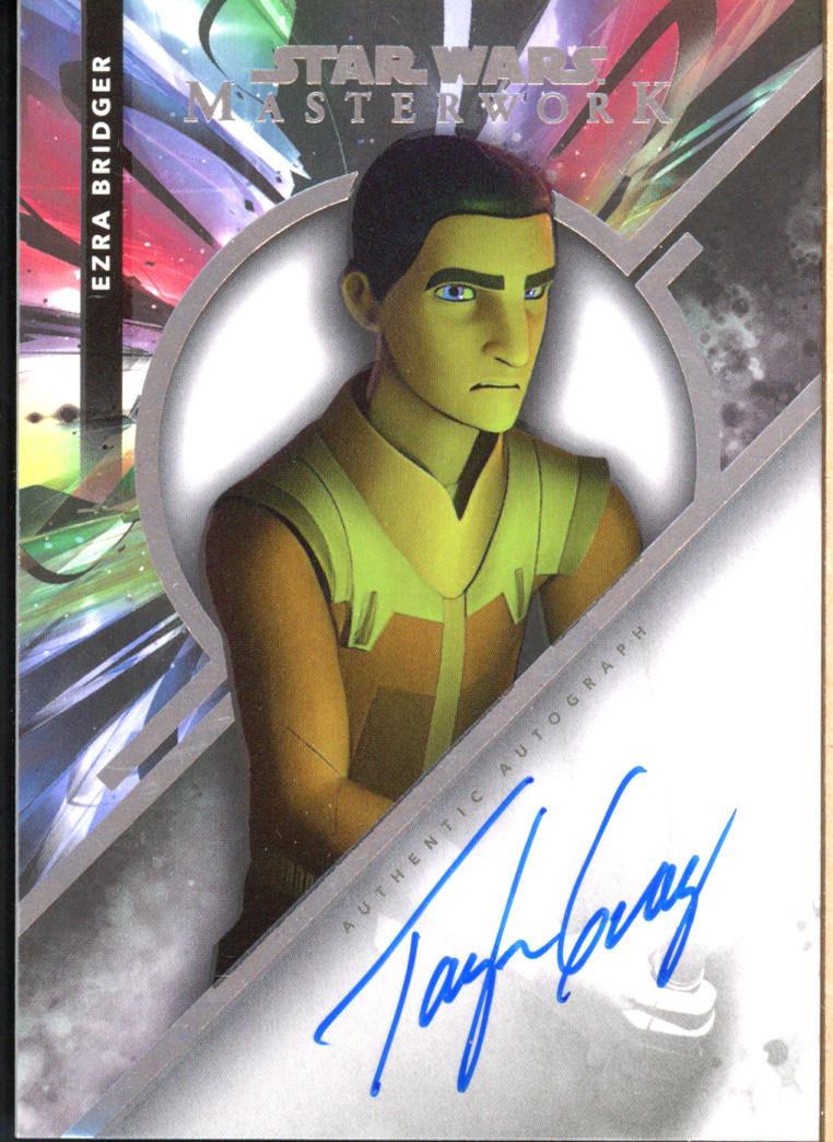 Star Wars Masterwork 2022 Ezra Bridger Taylor Gray Auto | Rare Candy