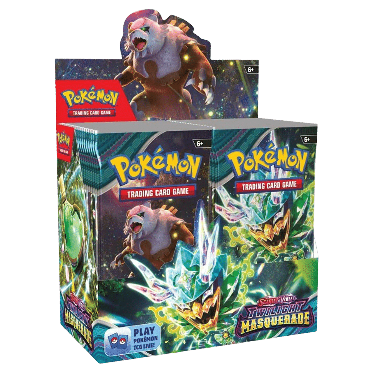 Pokemon 2024 Twilight Masquerade Booster Box Rare Candy