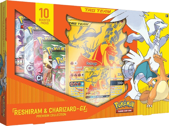 Pokemon Reshiram & Charizard Gx Premium Collection 