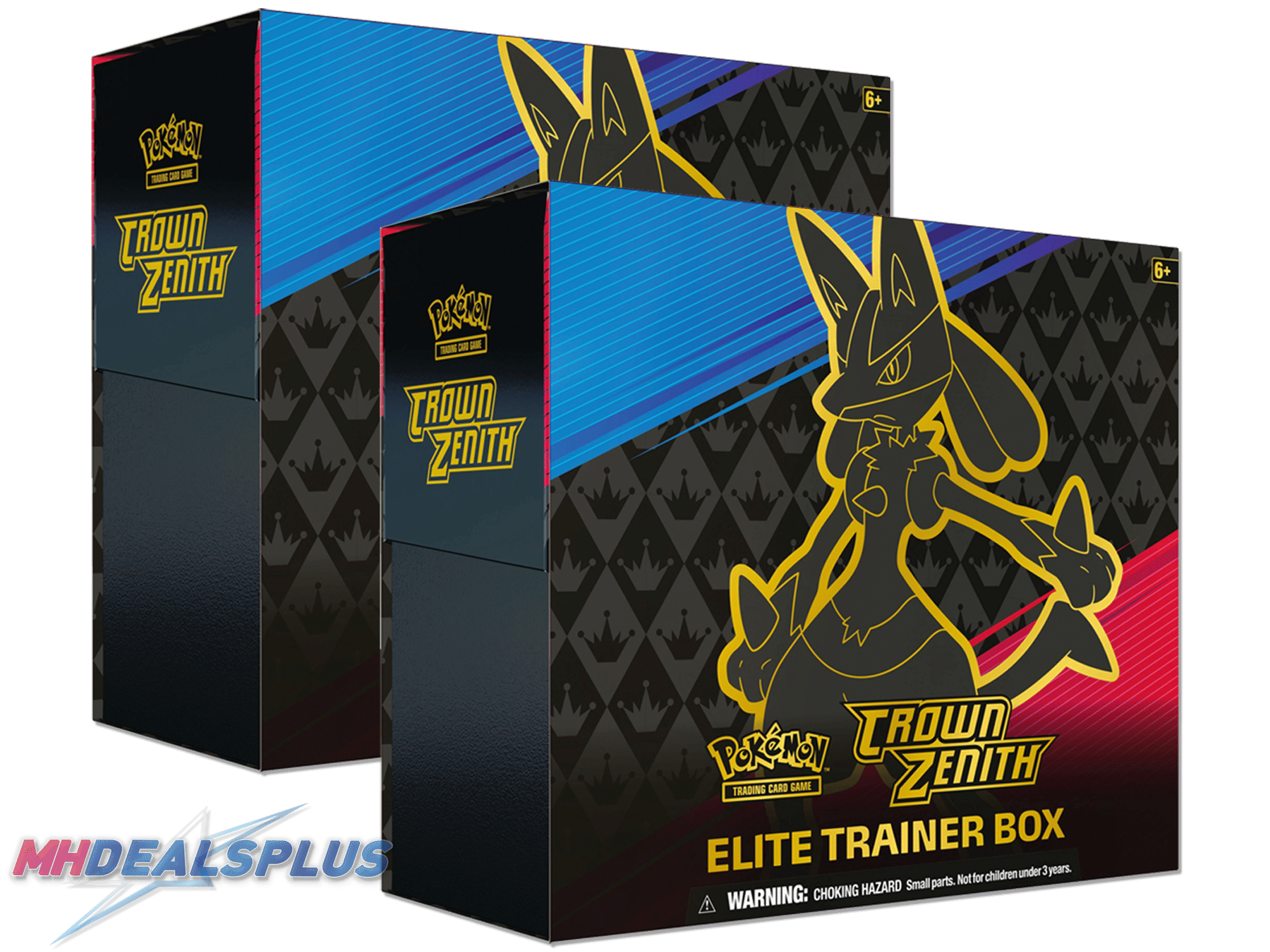 x2 Pokemon Crown Zenith Elite Trainer Boxes Rare Candy