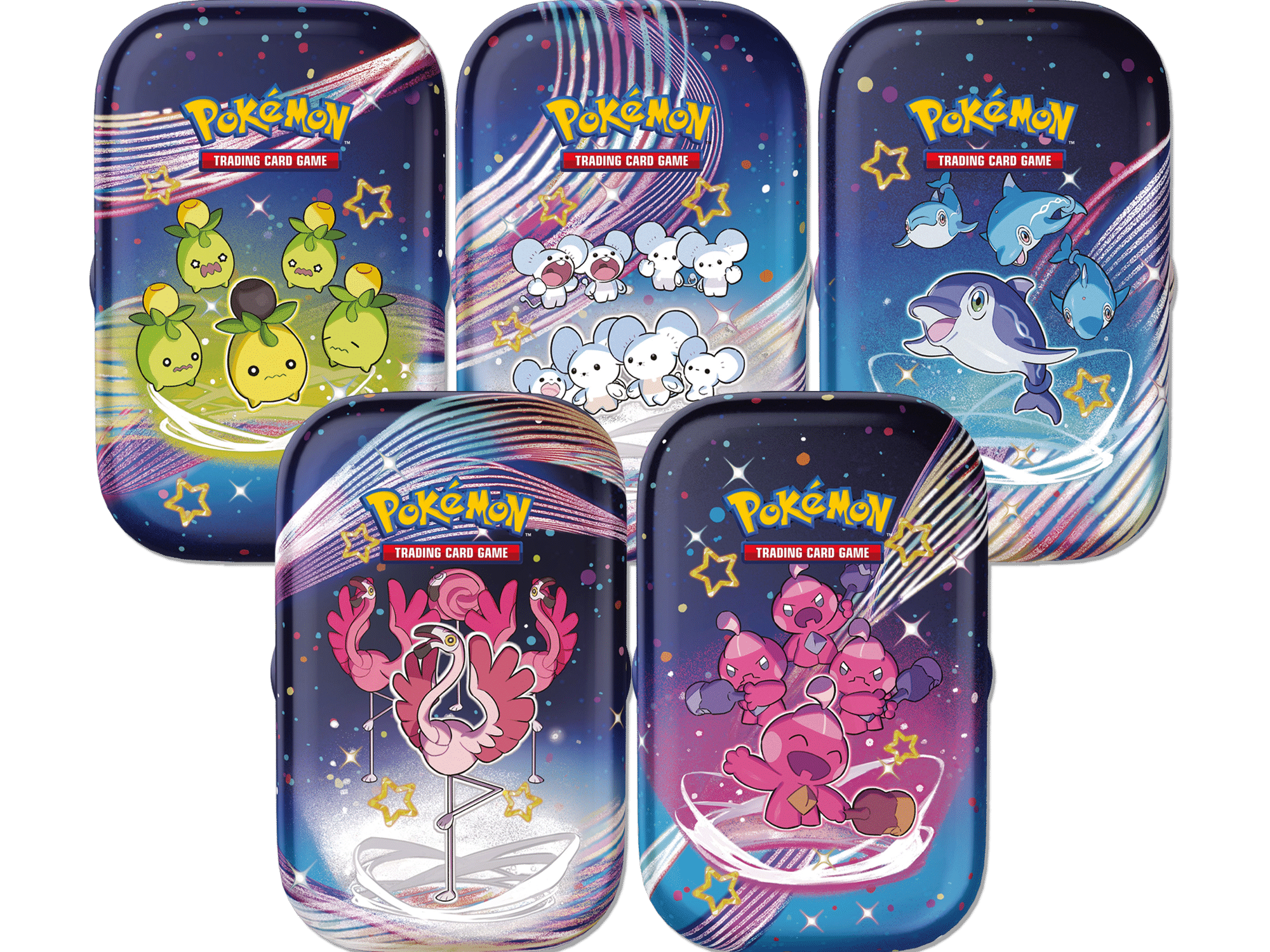 Pokemon Paldean Fates Mini Tin Set of 5 | Rare Candy