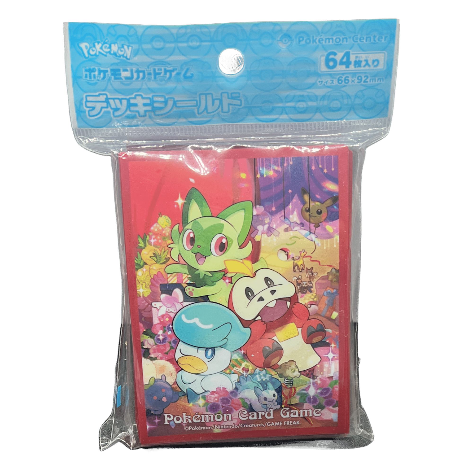 Sprigatito, Quaxly, & Fuecoco Pokémon Center Japan Card Sleeves | Rare ...