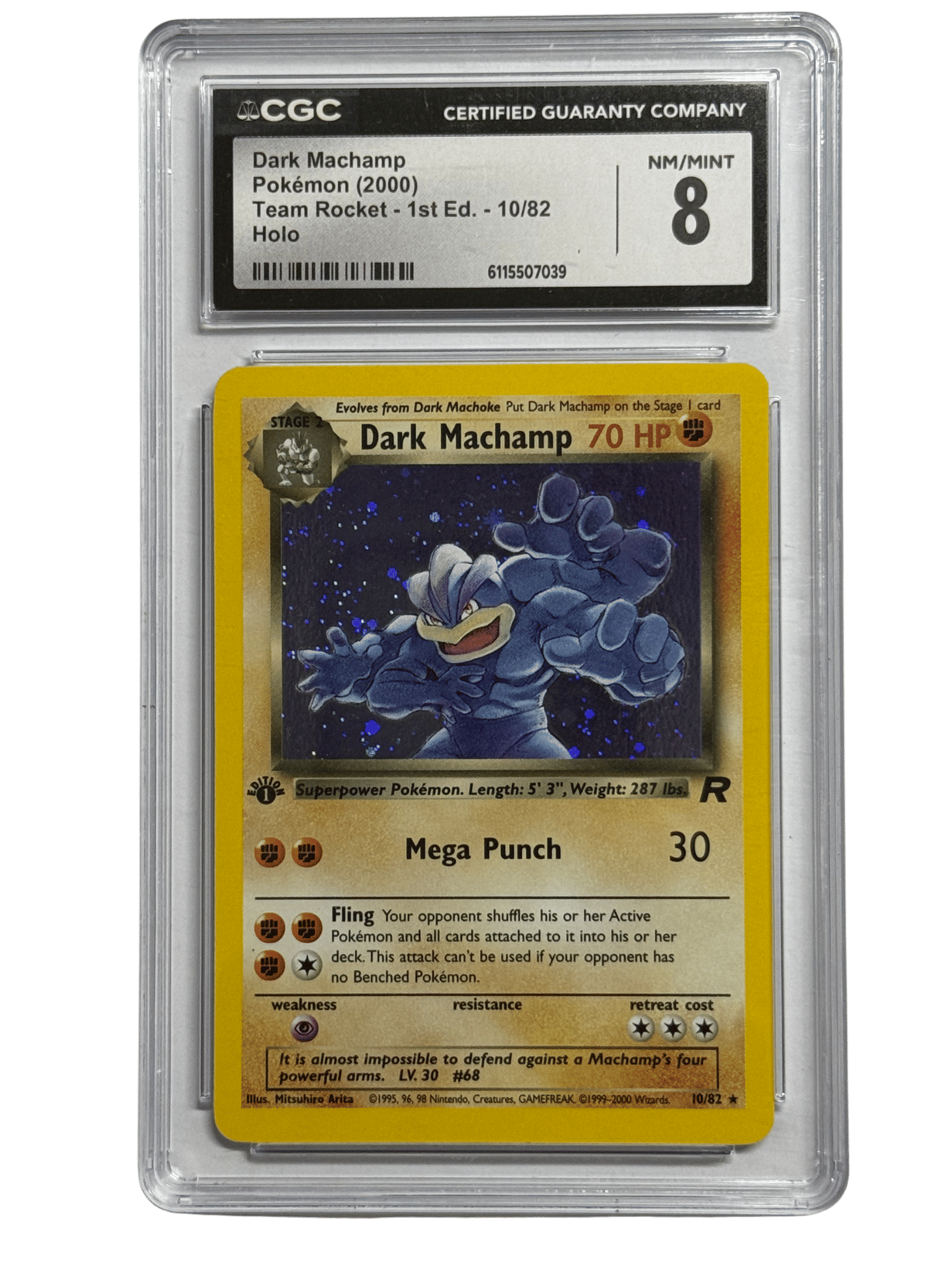 dark machamp pokemon card - EX (XY108) - XY Black Star Promos Pokmon Hit Points70 HP Form Dark Machamp - Rocket Gang
