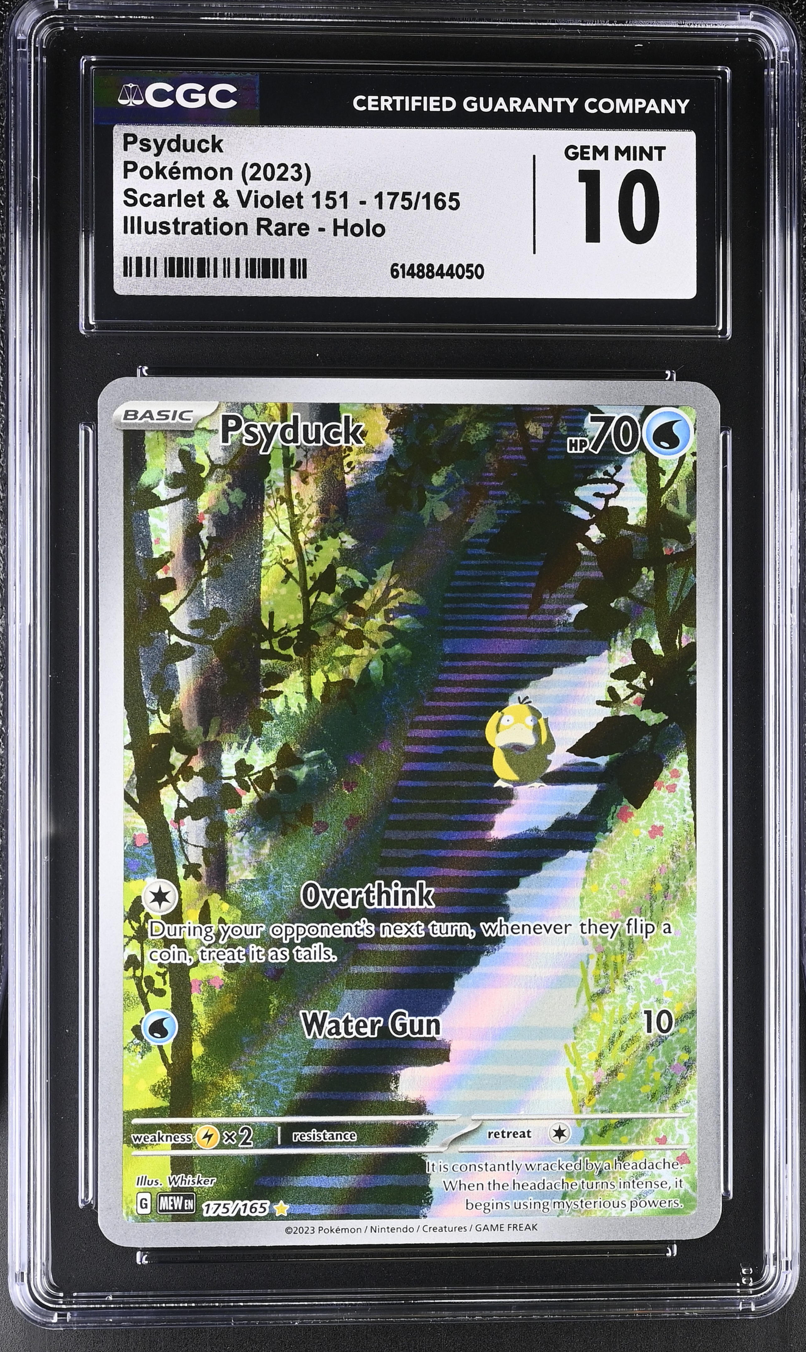 graded psyduck card 226/217 Ascended Heroes (Graded) Display Case CardAura Illustration Rare Retreat cost Picked up a Psyduck in