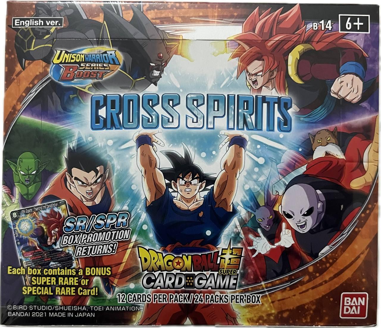 Dragon Ball Super TCG Unison Warrior Series 5 Cross Spirits B14 Booster ...