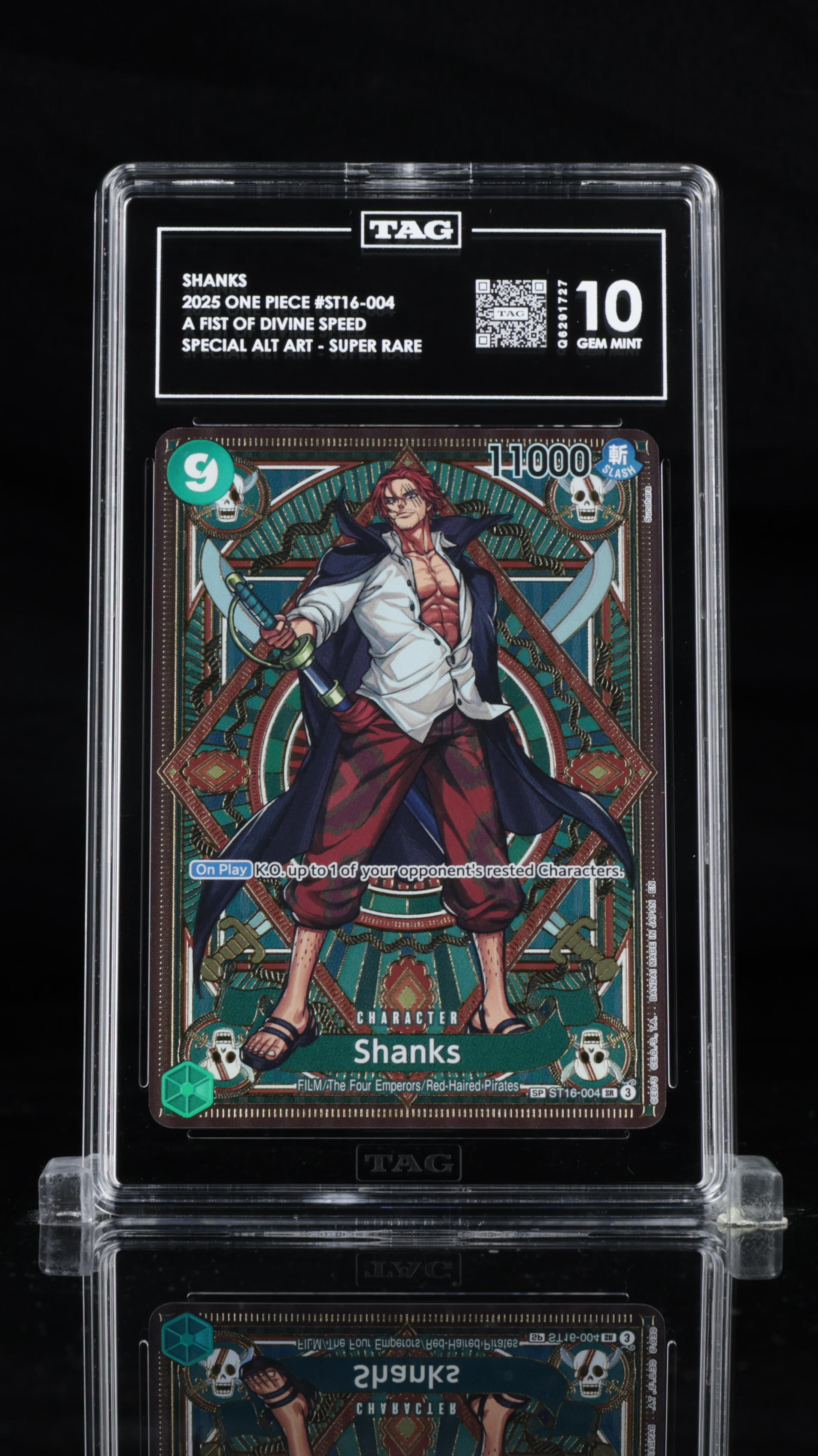 2025 One Piece A Fist of Divine Speed Special Alternate Art #ST16