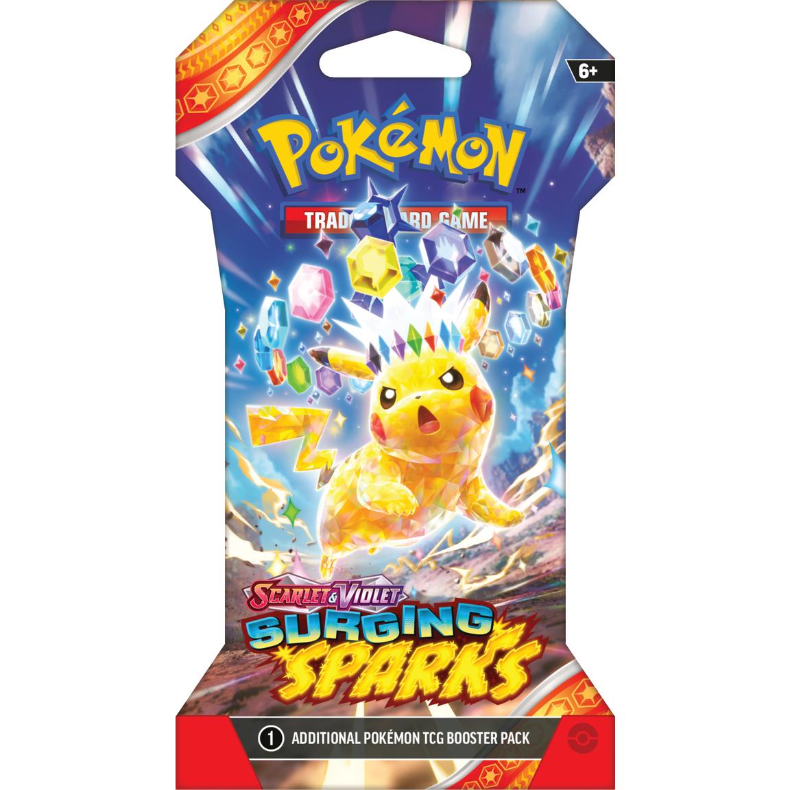 Pok Mon Trading Card Game Scarlet And Violet Surging Sparks Sleeved Booster Pack Styles May