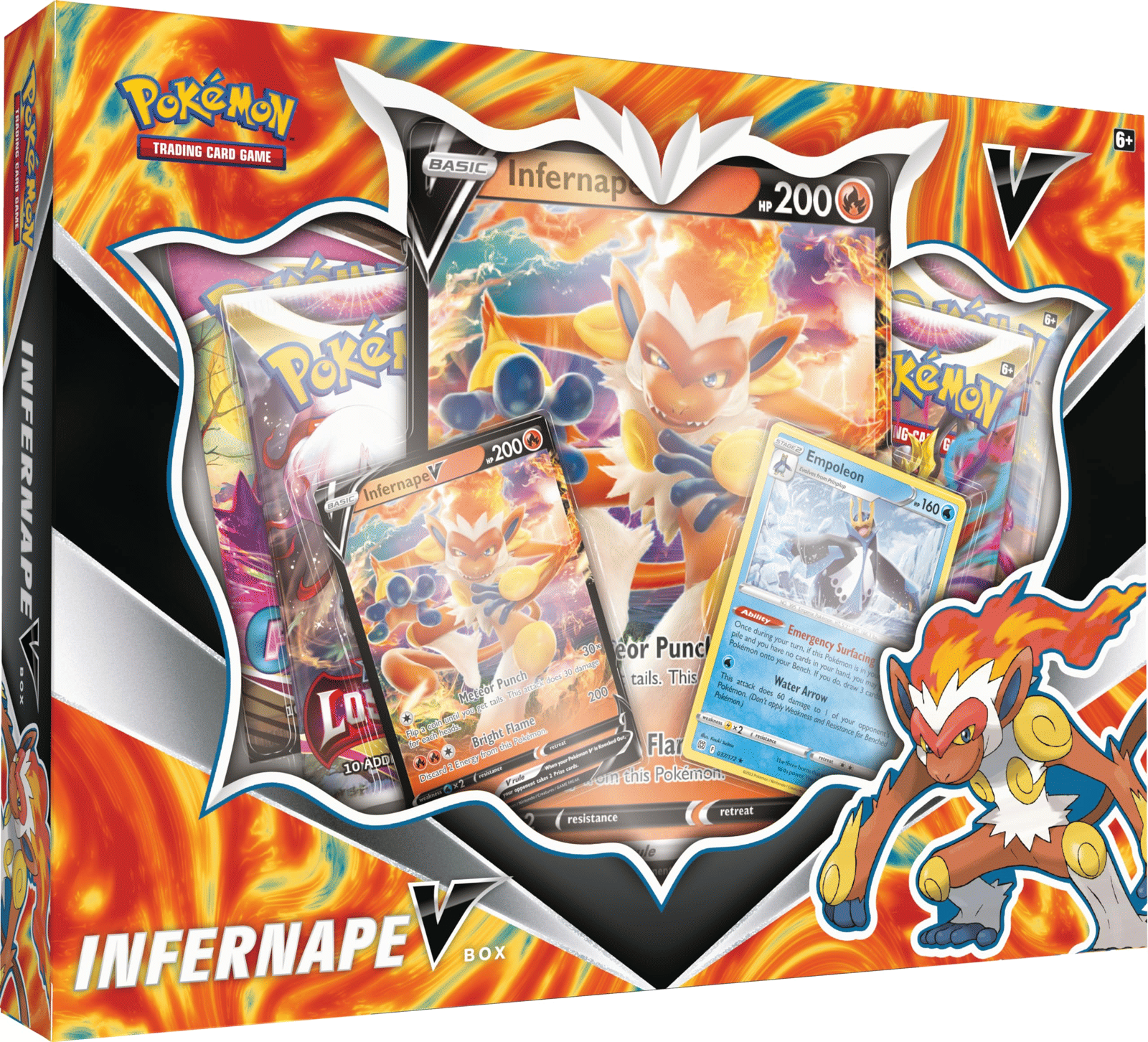 pokemon cards infernape ex Trading Cards: V Box : Toys & Games Pyro Dance Once during your turn Infernape ex (Space-Time Smackdown #197/208,